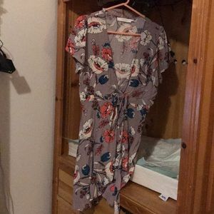 Floral dress cover up.